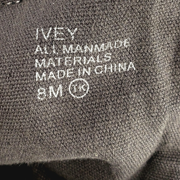 Jelly Pop Ivey  Black Vegan Leather, Double Buckle, Double Zip Bootie. Wmn 8M - Picture 9 of 12